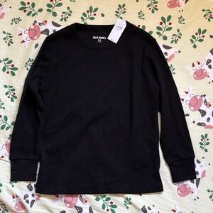 Old Navy Kids Long Sleeve Black Tee